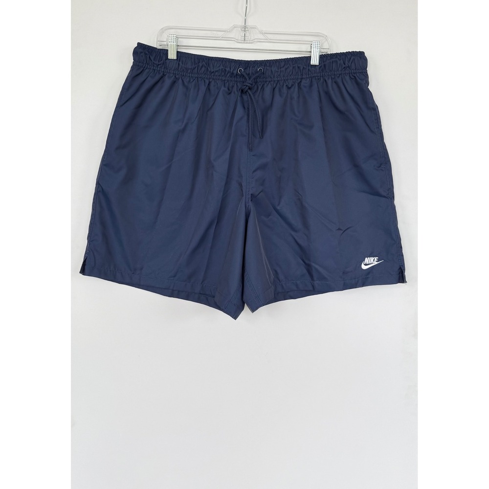 Nike Mens Woven Flow Mesh Lined Shorts Blue XL Performance Athletic Tennis Gym